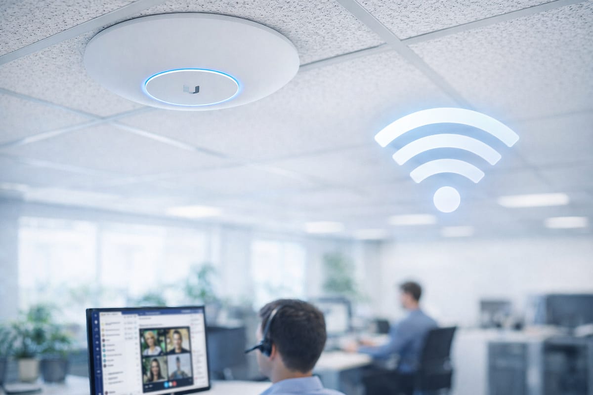 Enterprise wireless network access point installation